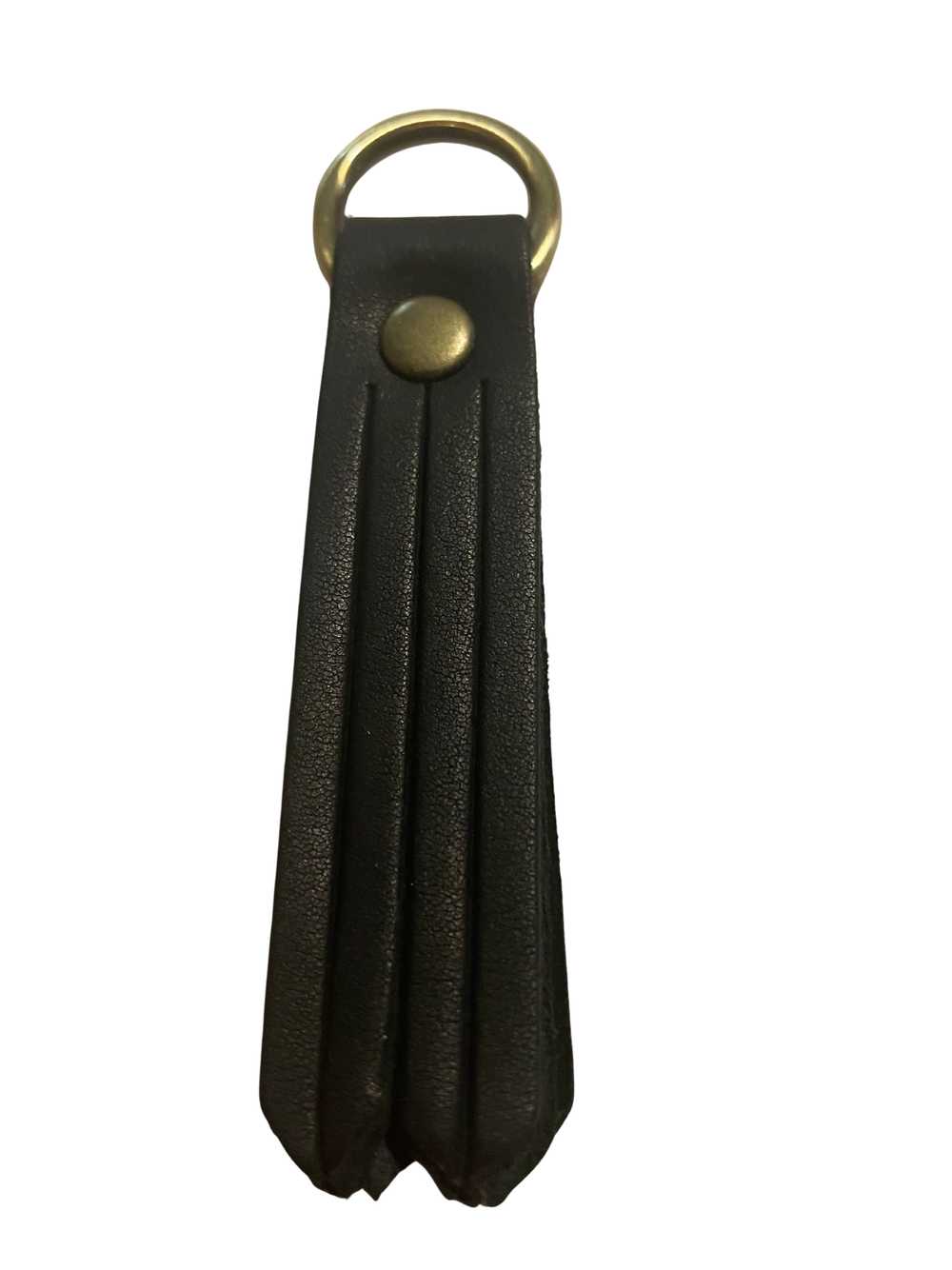 Portland Leather Tassel Keychain - image 2