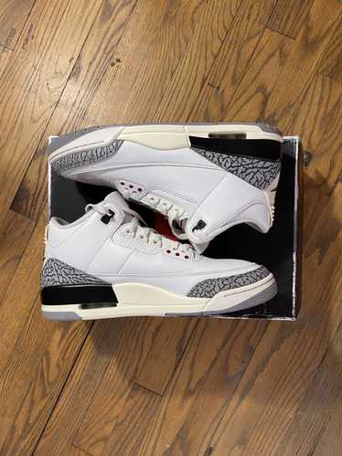 Jordan Brand × Nike Air Jordan 3 White Cement Reim