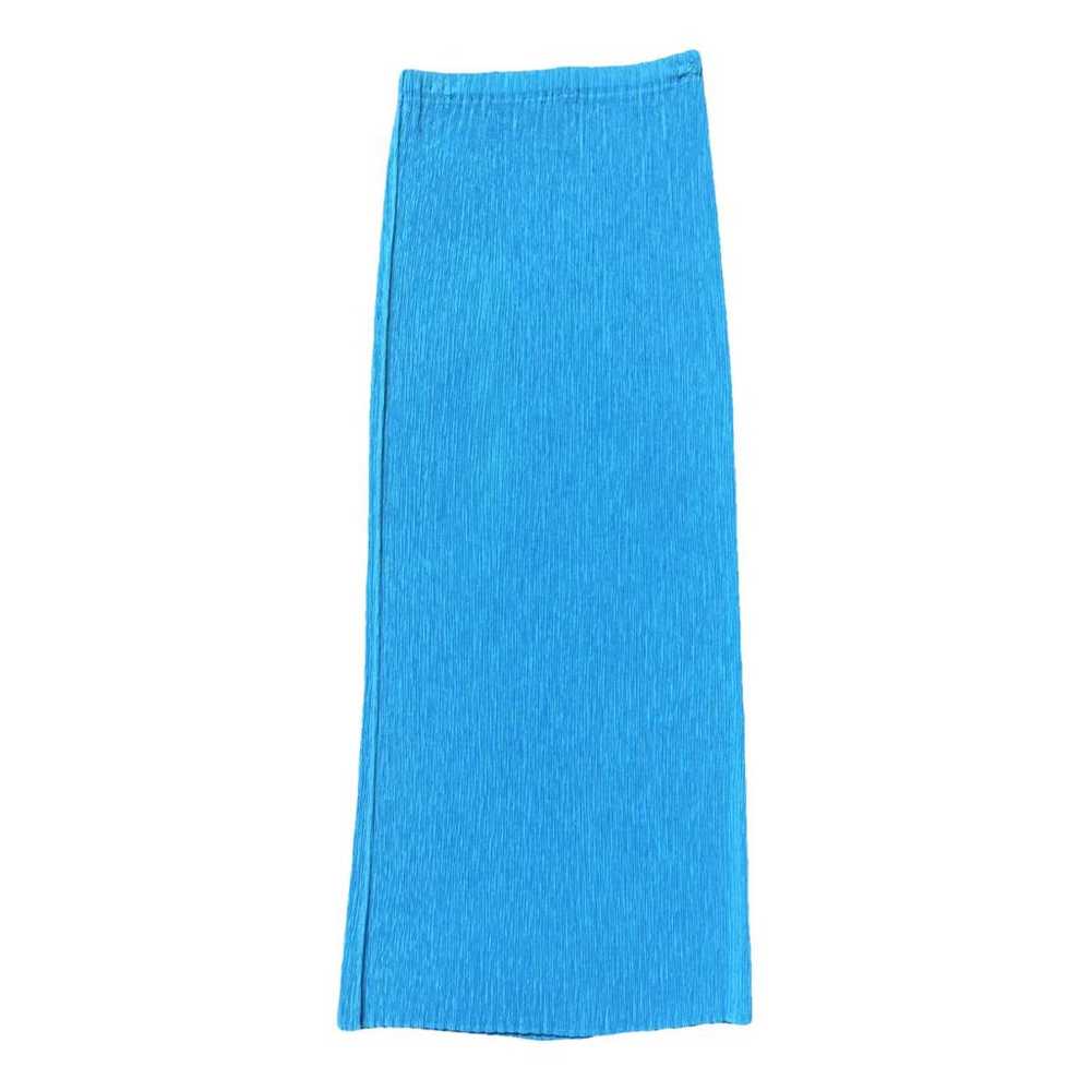 Issey Miyake Silk maxi skirt - image 1