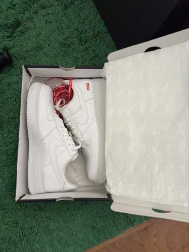 Nike × Supreme Nike Air Force 1 Low Supreme White 