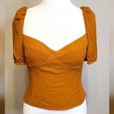 Aritzia Wilfred Novella Short Sleeve Blouse Size X