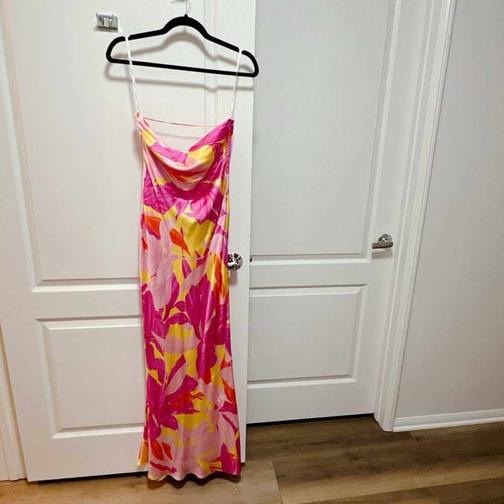 Retrofête Silk maxi dress - image 7