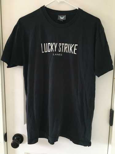 ★032c★ U LUCKY STRIKE OVERSIZED TSHIRT WASHED BLACK LUCKY LUCKY STRIKE