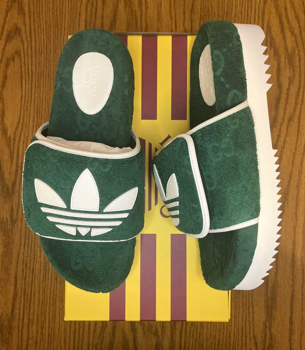 Adidas × Gucci Gucci X Adidas GG Platform Sandal … - image 1