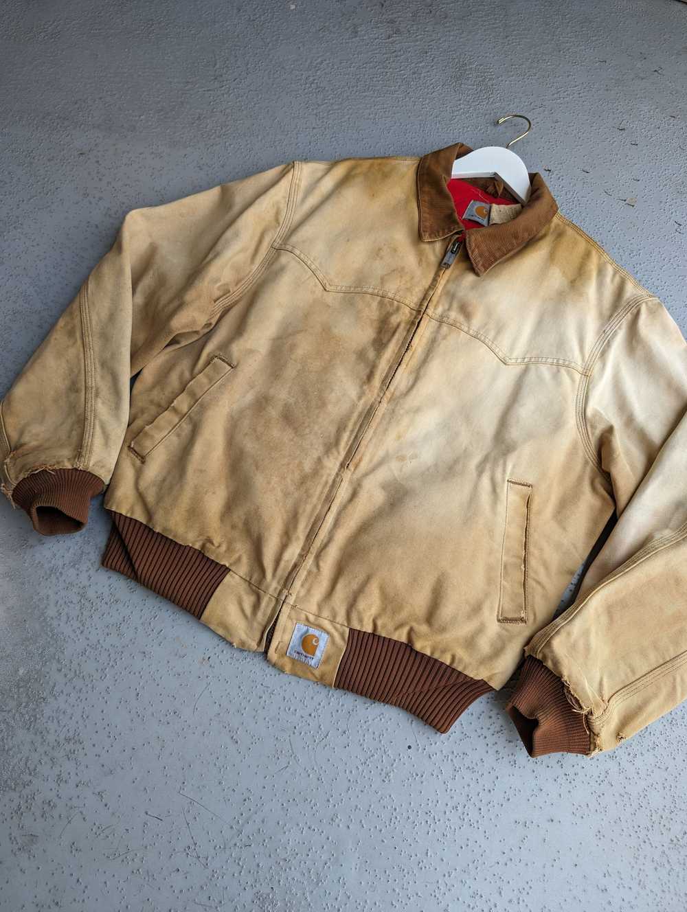 Carhartt × Streetwear × Vintage Crazy Faded Brown… - image 3