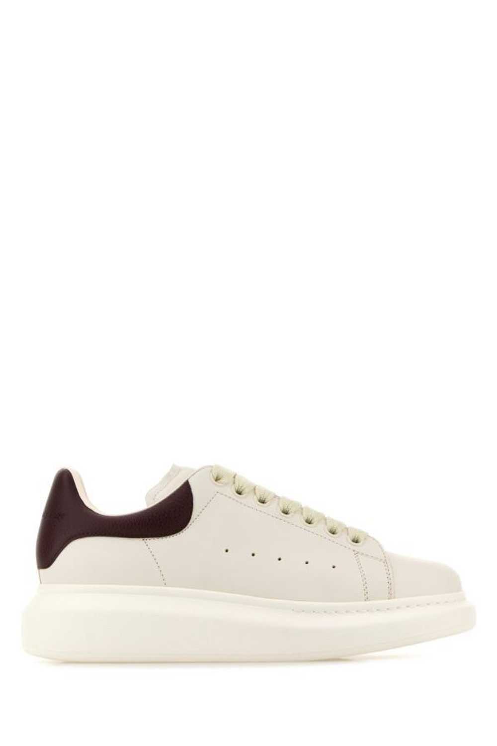 Alexander McQueen White Leather Sneakers With Cho… - image 3