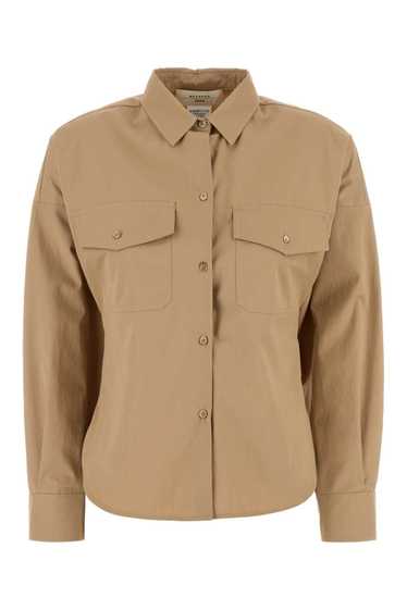 Weekend Max Mara Beige Poplin Skipper Shirt