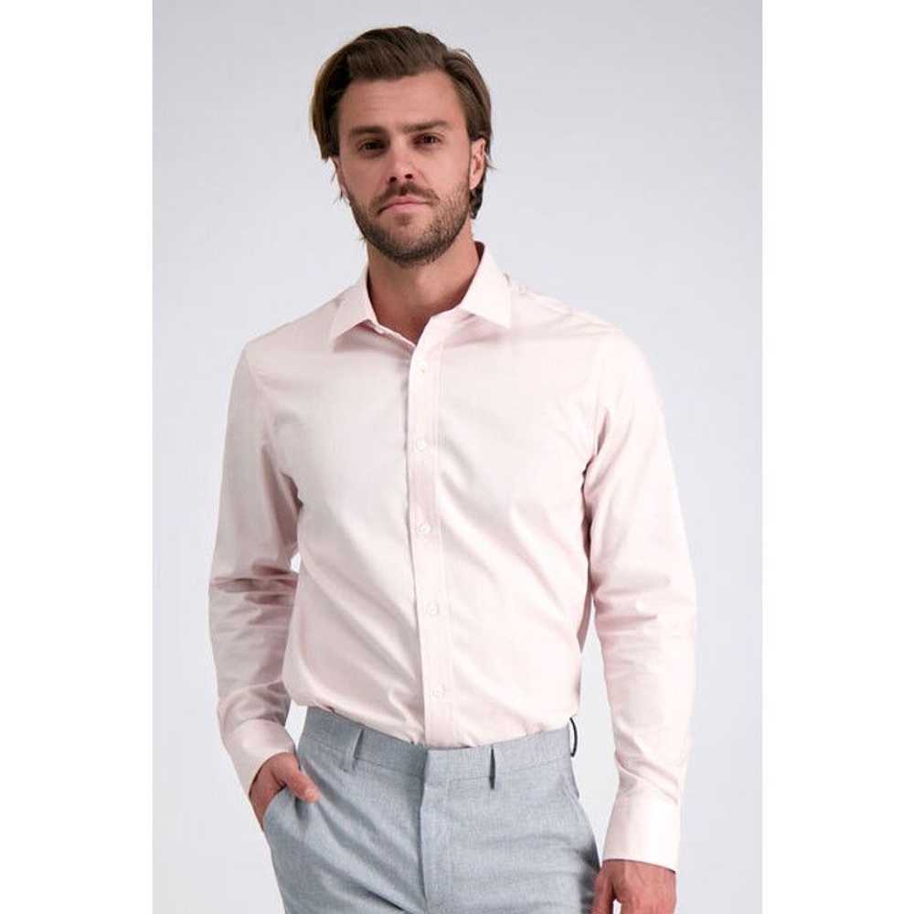 Haggar Haggar Slim Fit Light Pink Button Down Shi… - image 1