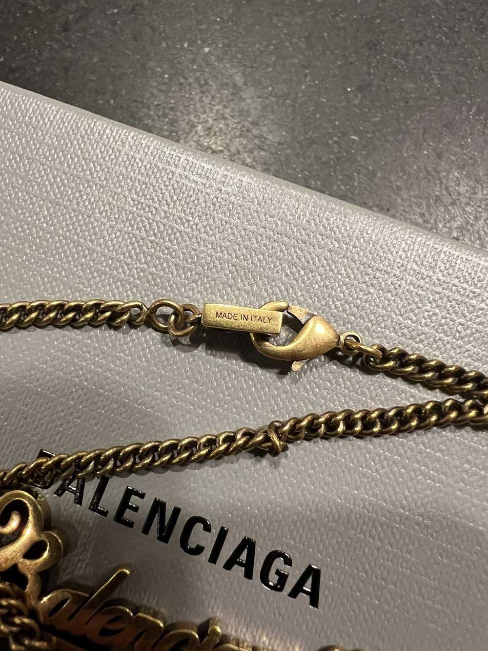 Balenciaga Balenciaga script cursive spell out ne… - image 4