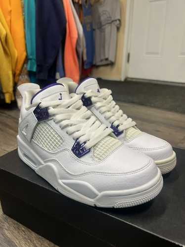 Jordan Brand Air Jordan 4 Retro Metallic Purple S… - image 1