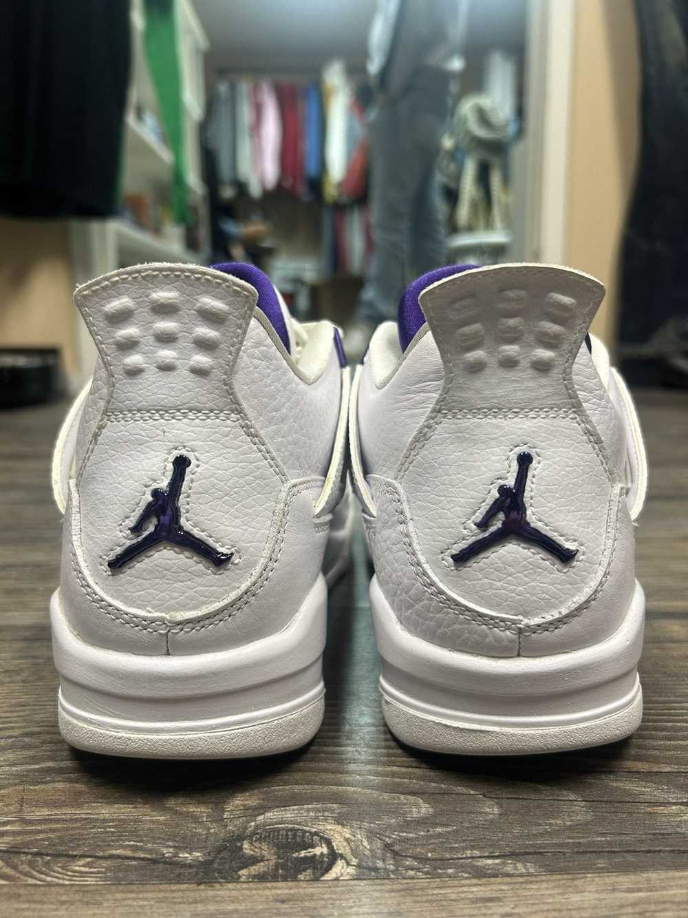 Jordan Brand Air Jordan 4 Retro Metallic Purple S… - image 5