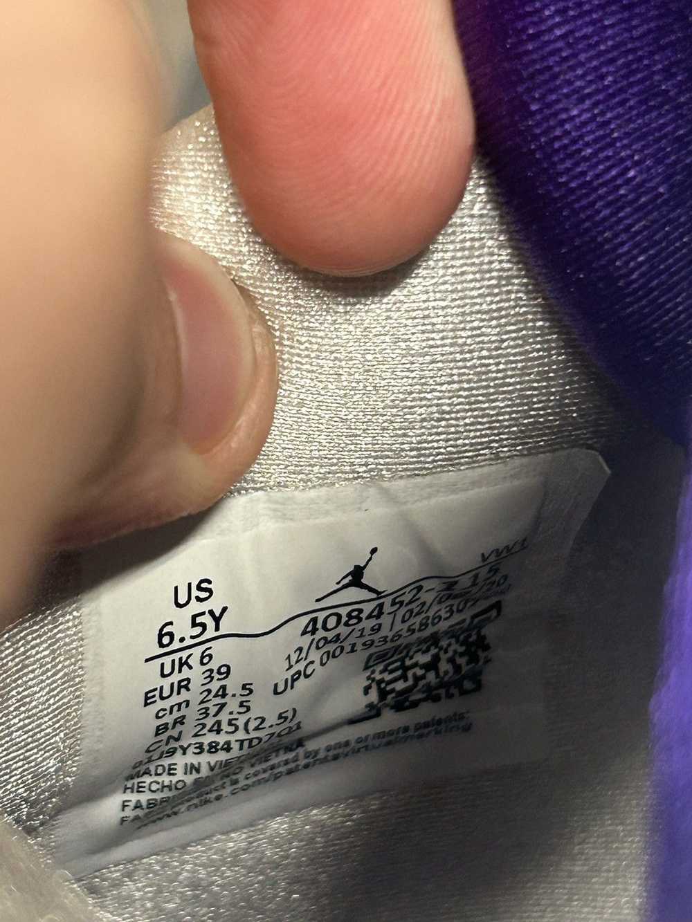 Jordan Brand Air Jordan 4 Retro Metallic Purple S… - image 9