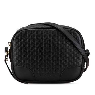 Black Gucci Microguccissima Bree Crossbody