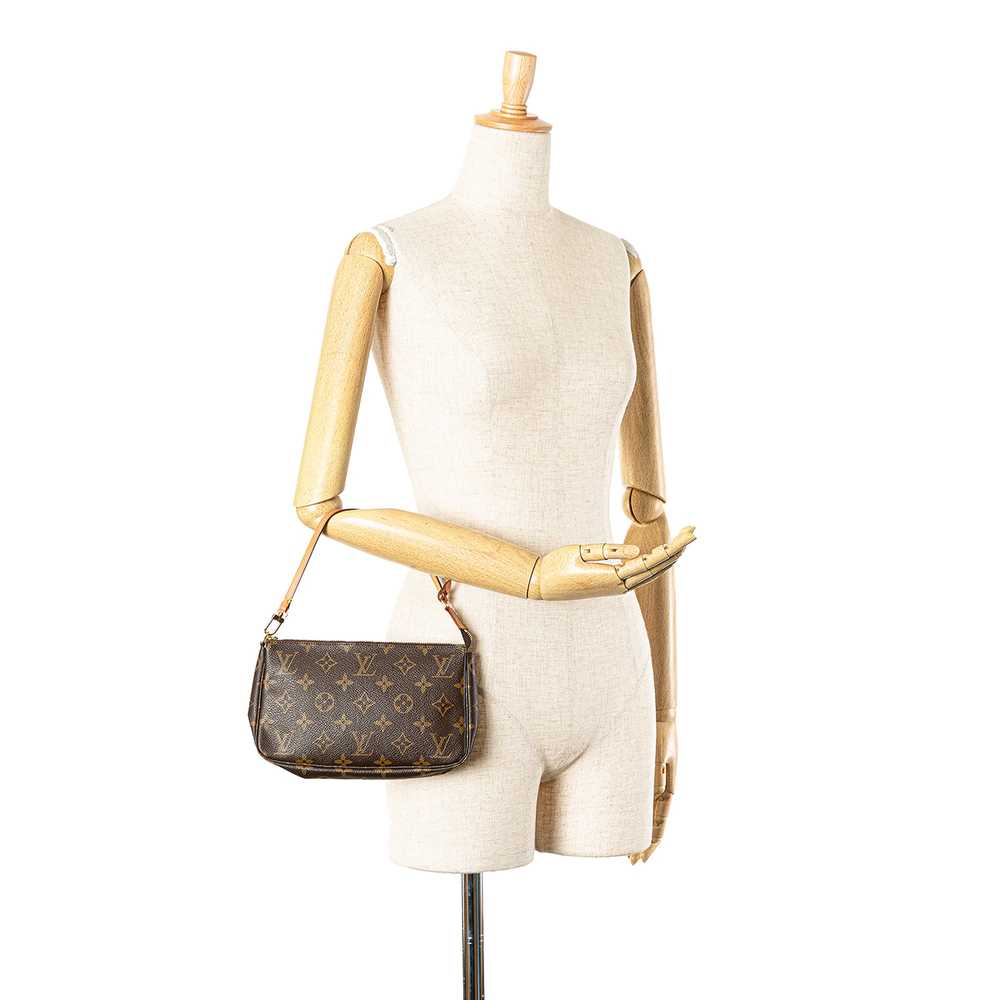 Brown Louis Vuitton Monogram Pochette Accessoires… - image 7