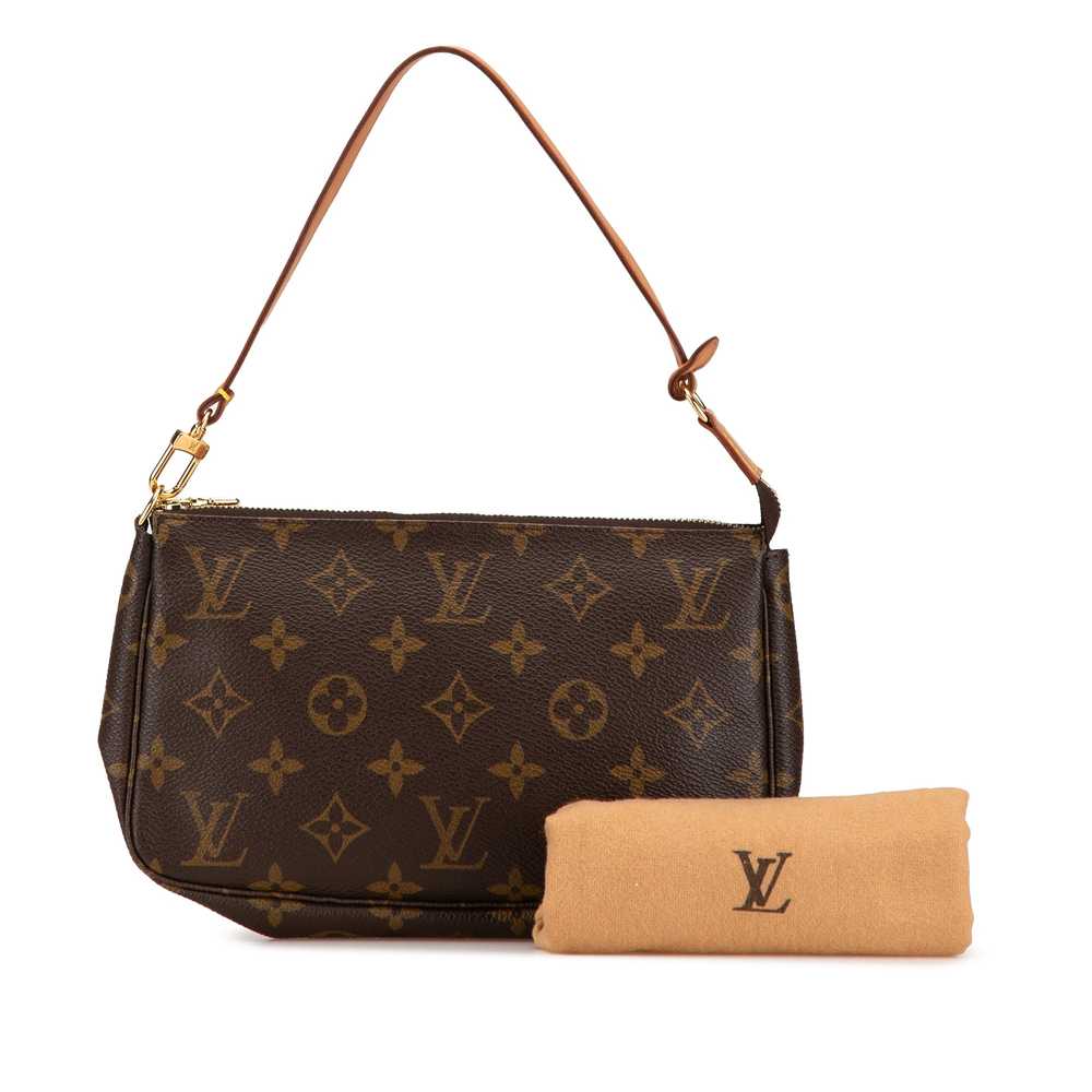 Brown Louis Vuitton Monogram Pochette Accessoires… - image 8