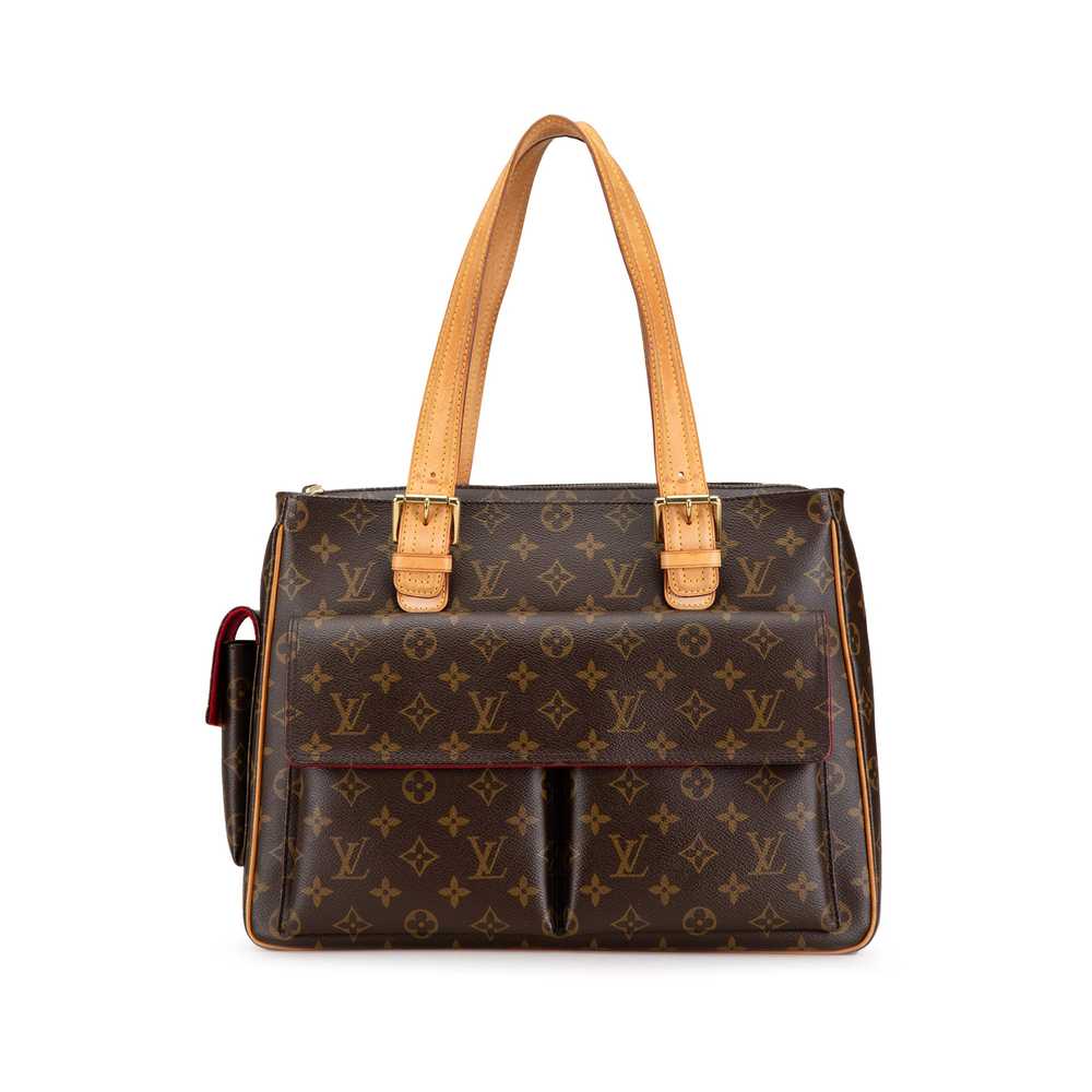 Brown Louis Vuitton Monogram Multipli-Cite Tote B… - image 1