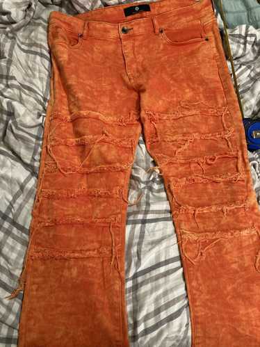 Streetwear Orange Focus Jeans - image 1