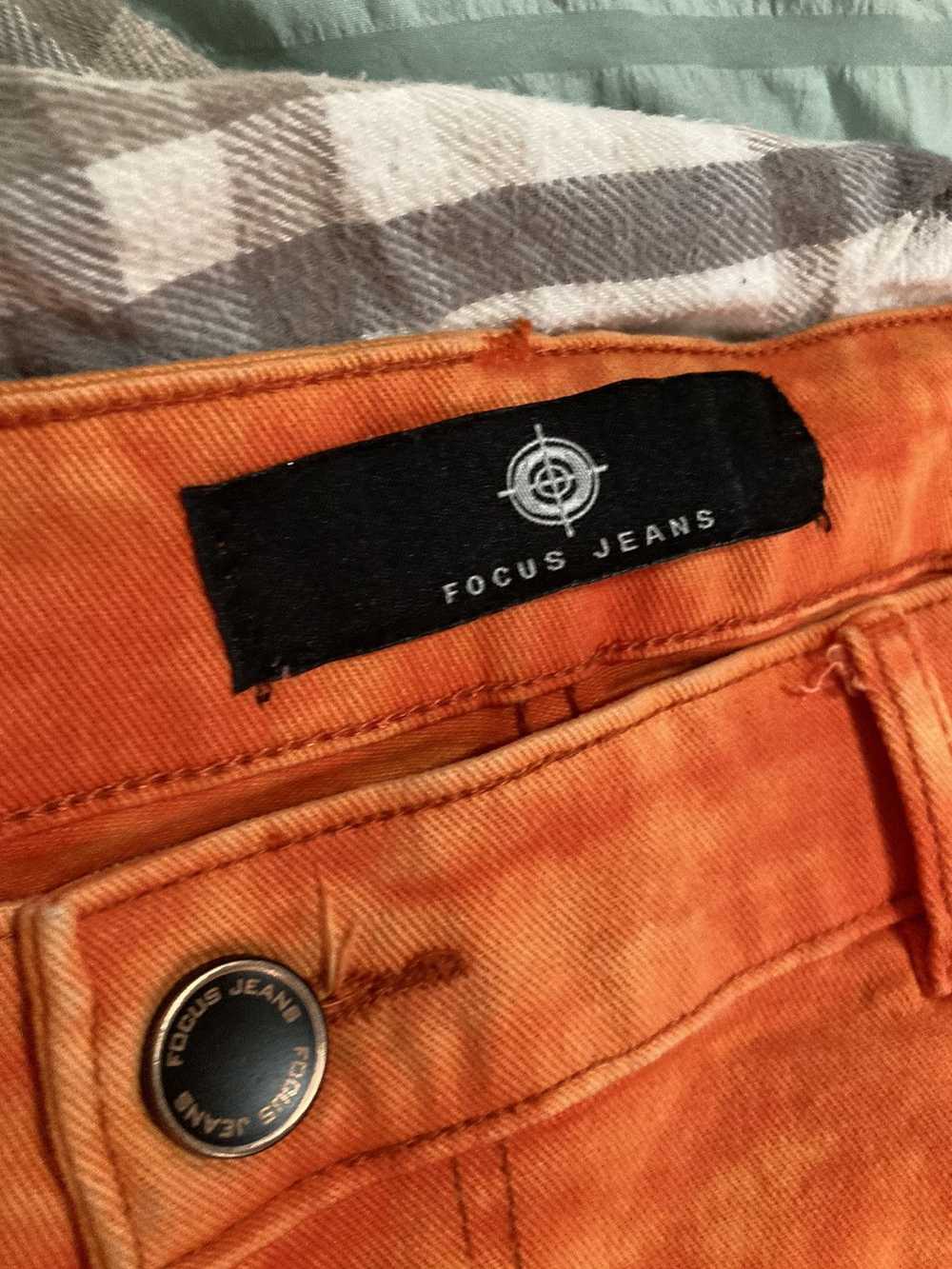 Streetwear Orange Focus Jeans - image 3