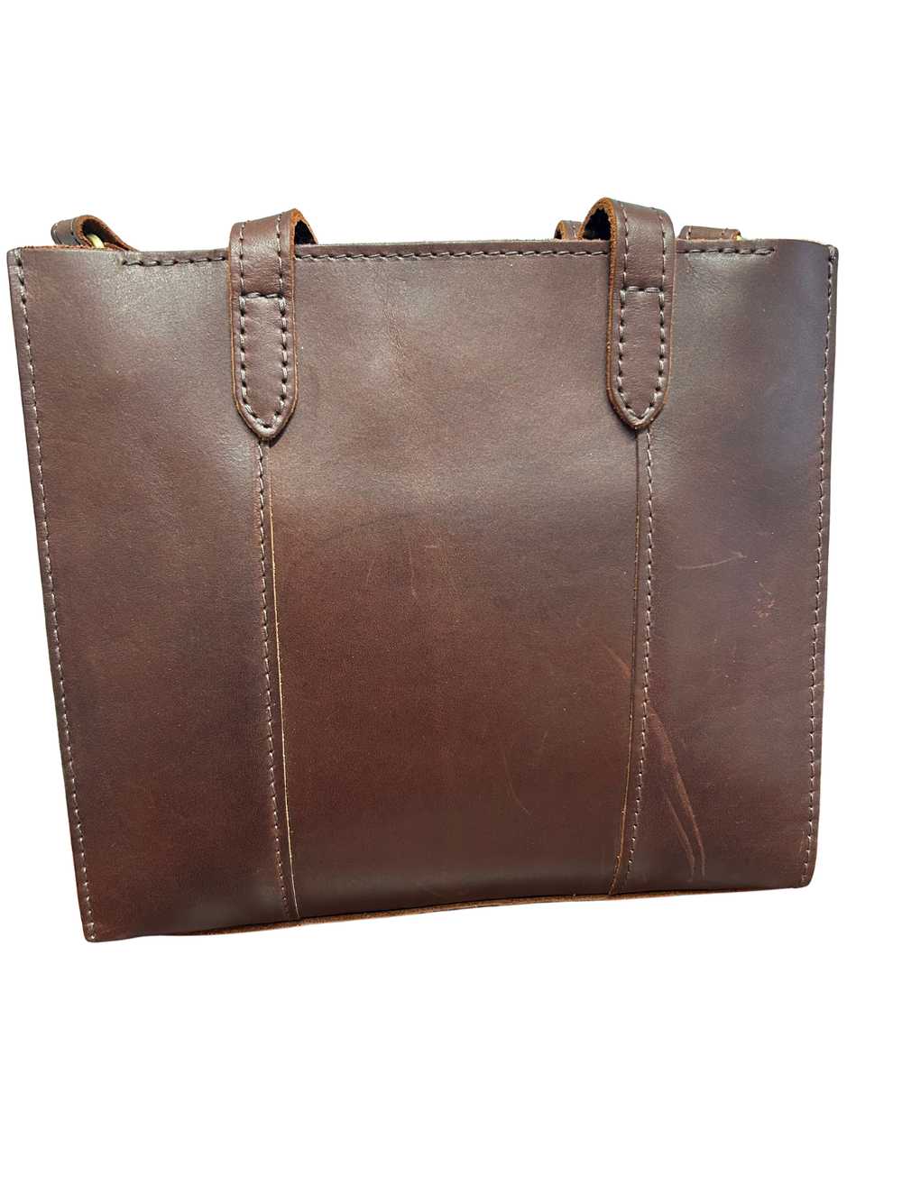 Portland Leather Cognac Lola Crossbody - image 5