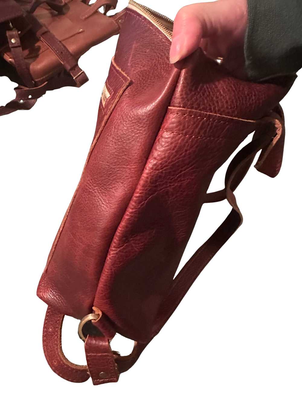 Portland Leather 'Almost Perfect' Tote Backpack - image 4