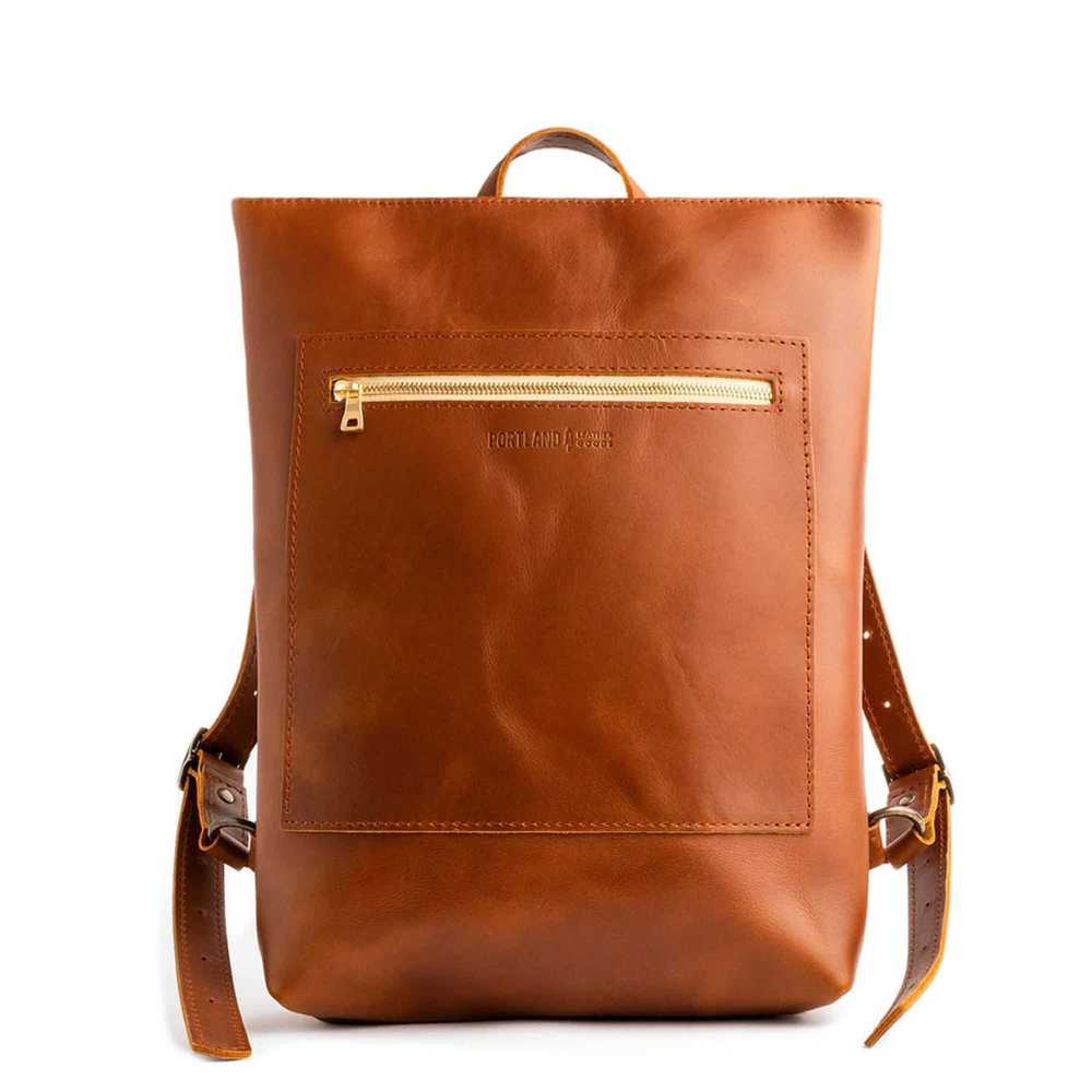 Portland Leather Laptop Backpack - image 1