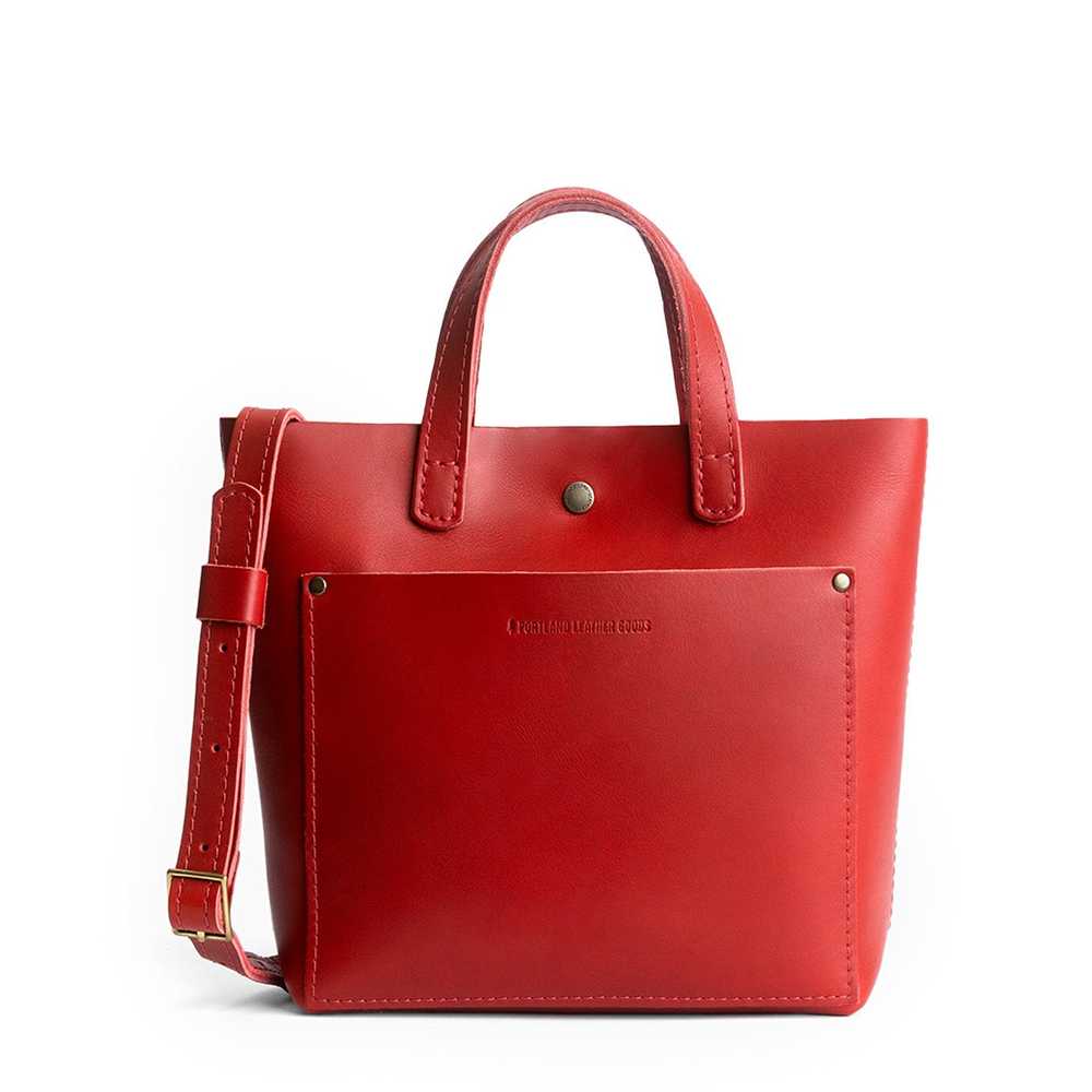 Portland Leather Mini Crossbody Tote - image 1