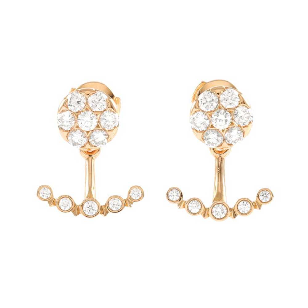 Cartier Etincel De K18Pg Pink Gold Earrings Diamo… - image 1