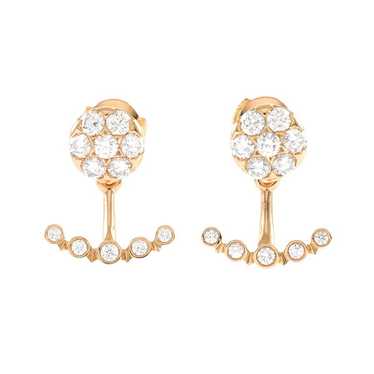 Cartier Etincel De K18Pg Pink Gold Earrings Diamo… - image 1