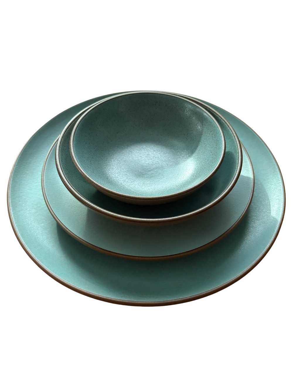 Heath Ceramics BUNDLE Vintage Aqua Turquoise Nutm… - image 4