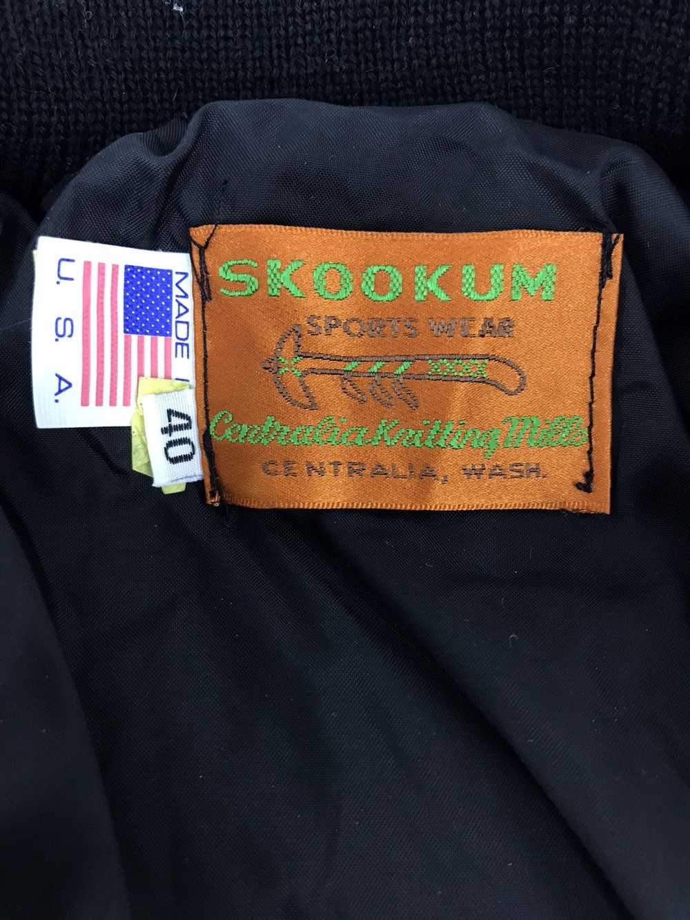 Skookum × Varsity Jacket × Vintage Skookum Usa Va… - image 3