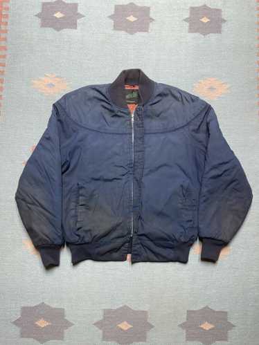 Streetwear × Vintage VTG 70s quilted bomber jacket