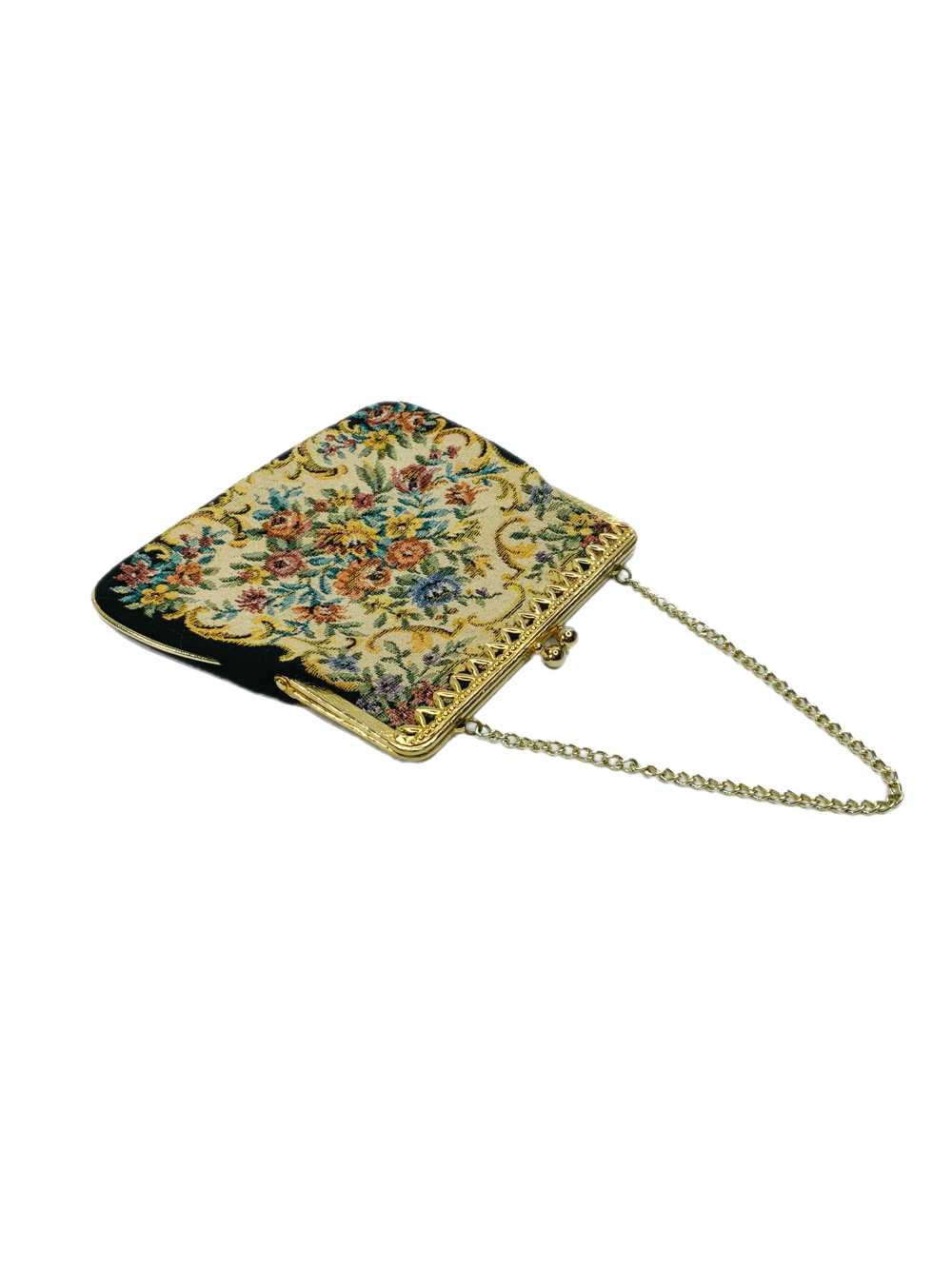 50’s/60’s Floral Tapestry Mini Bag - image 2