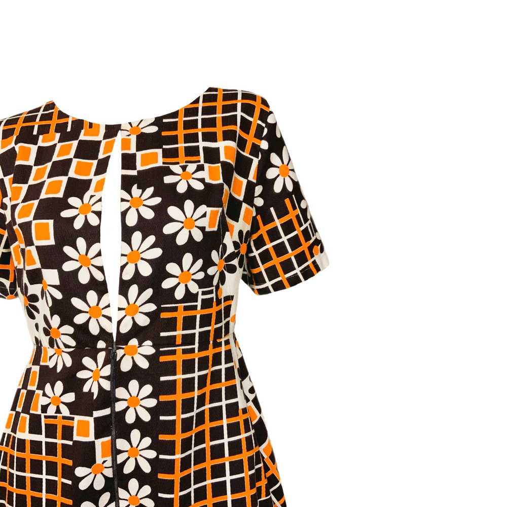 60’s Daisy Print Mini Dress - image 2