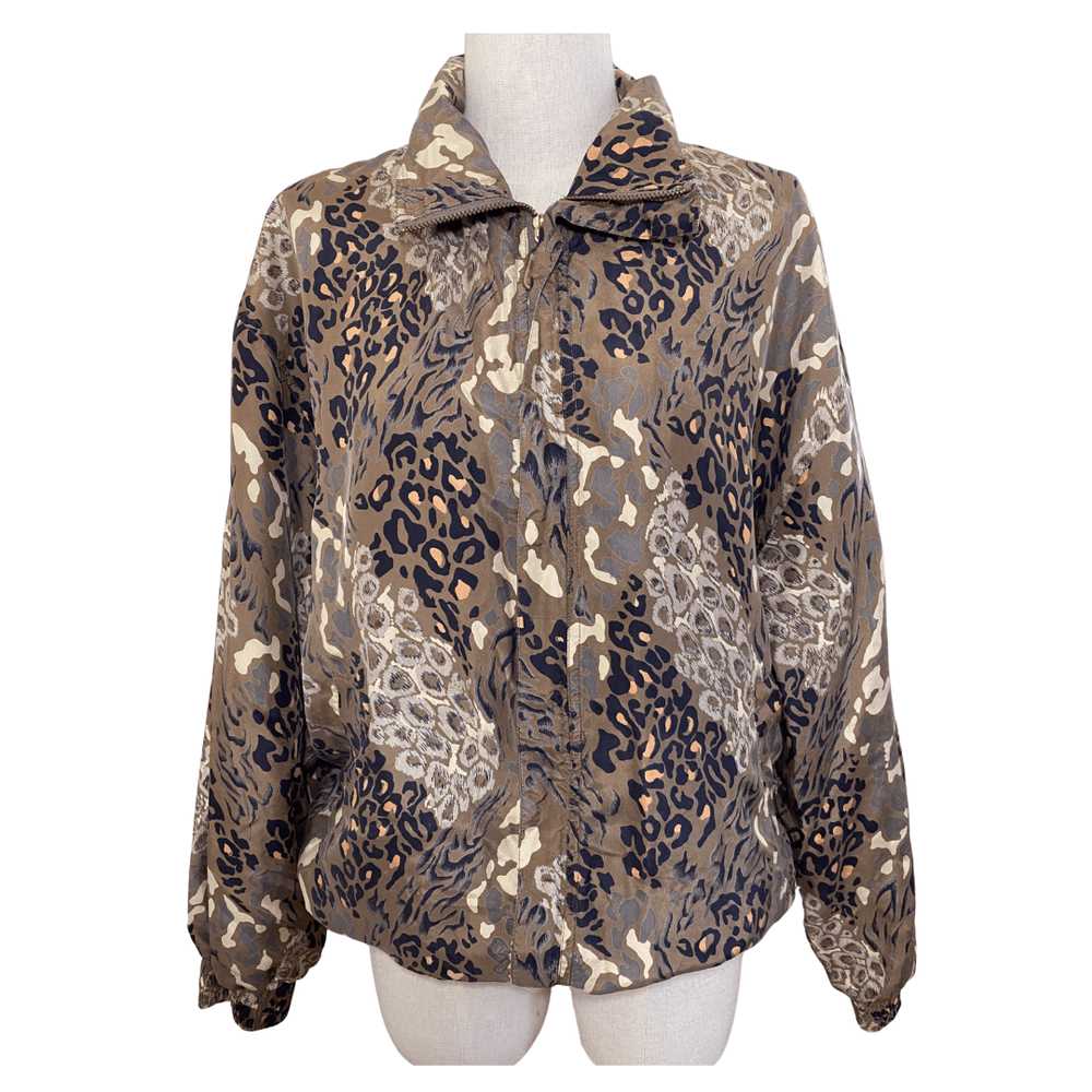 90’s Multi Leopard Windbreaker - image 1