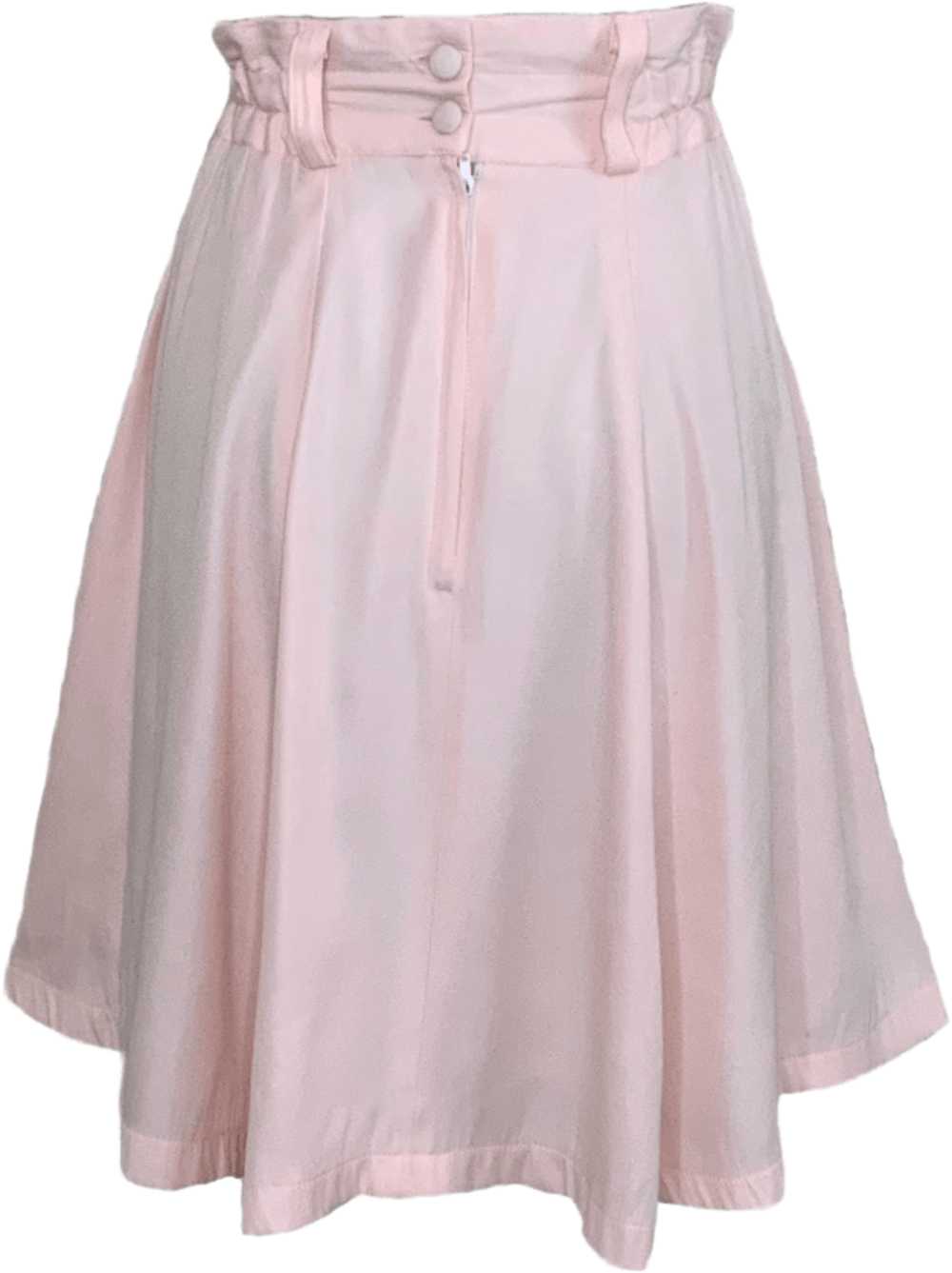 90's Pastel Pink Flair Skirt - image 2