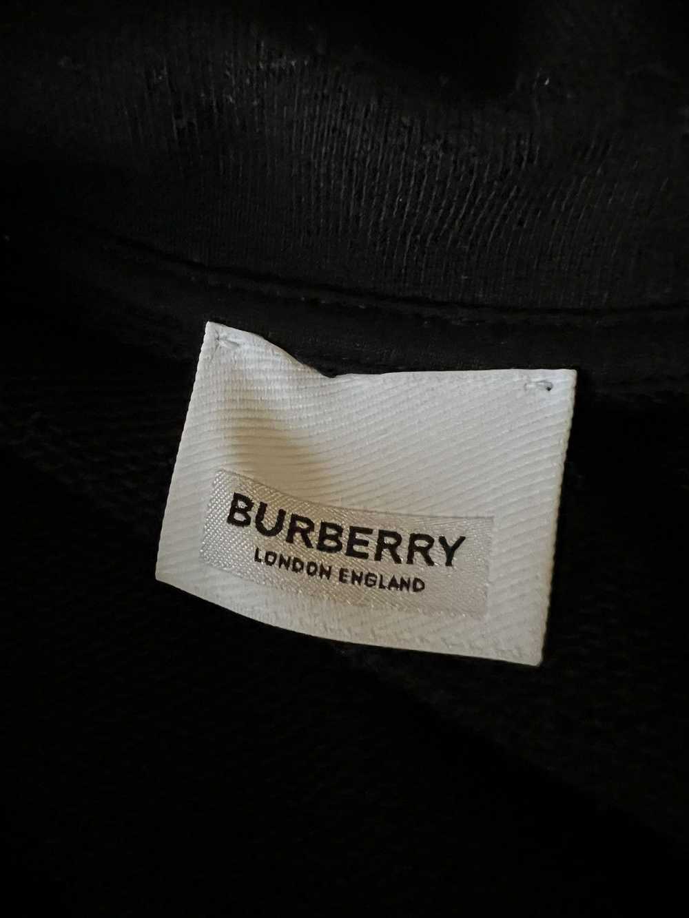 Burberry $820 ALBIAN BLACK COTTON WHITE TB LOGO P… - image 6