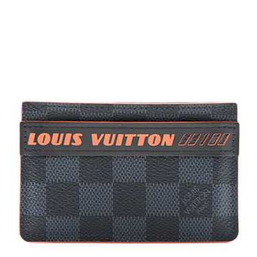 LOUIS VUITTON Damier Cobalt Race Porte Cartes Sim… - image 1