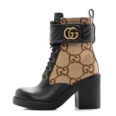 GUCCI Flores Calfskin Monogram Maxi GG Nappa Matel