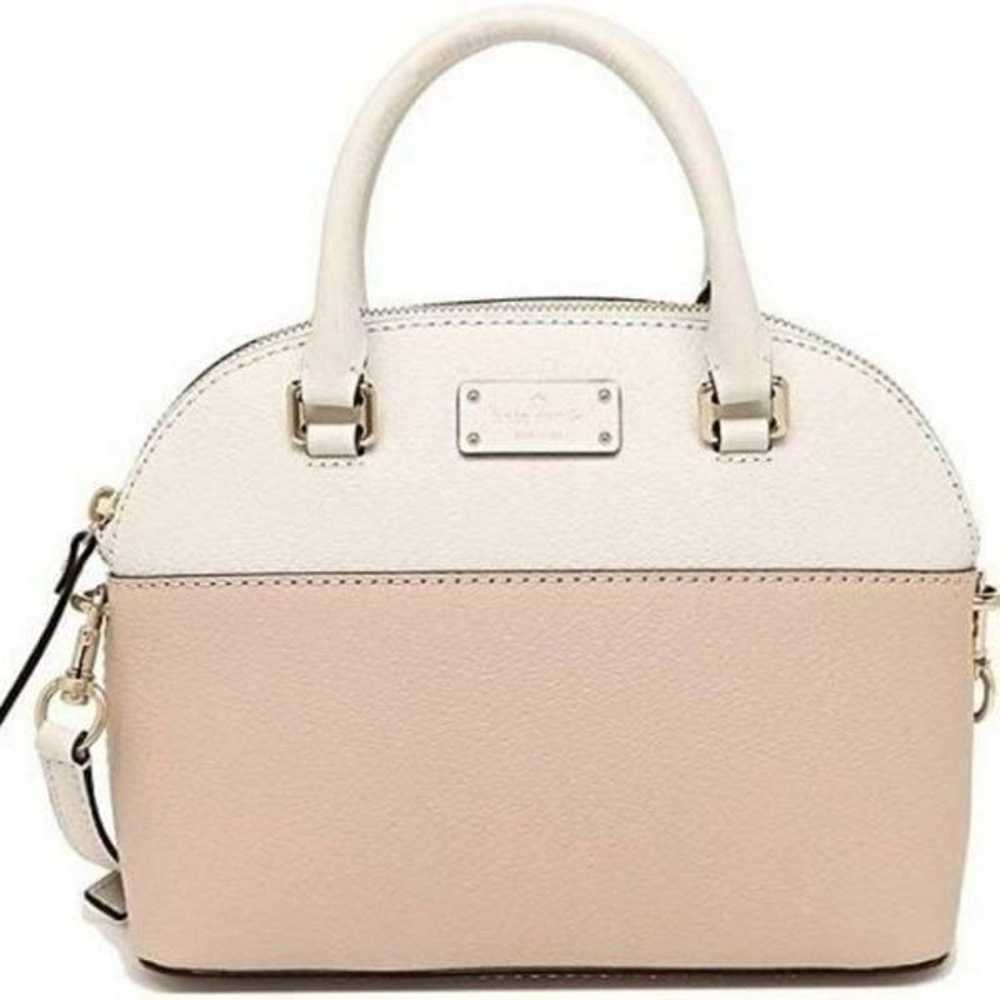 Kate Spade Carl Leather Satchel Crossbody Bag - image 1