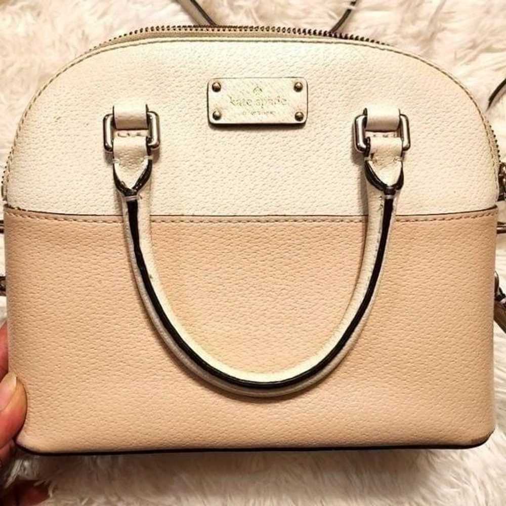 Kate Spade Carl Leather Satchel Crossbody Bag - image 3