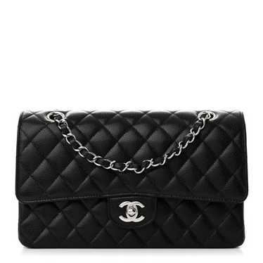 CHANEL Caviar Quilted Medium Double Flap Black - image 1