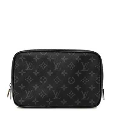 LOUIS VUITTON Monogram Eclipse Toilet Pouch GM - image 1