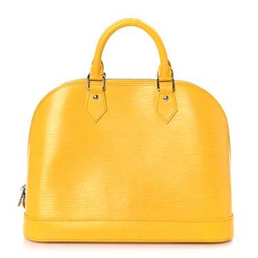 LOUIS VUITTON Epi Alma PM Citron