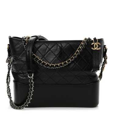 CHANEL Aged Calfskin Quilted Medium Gabrielle Hobo