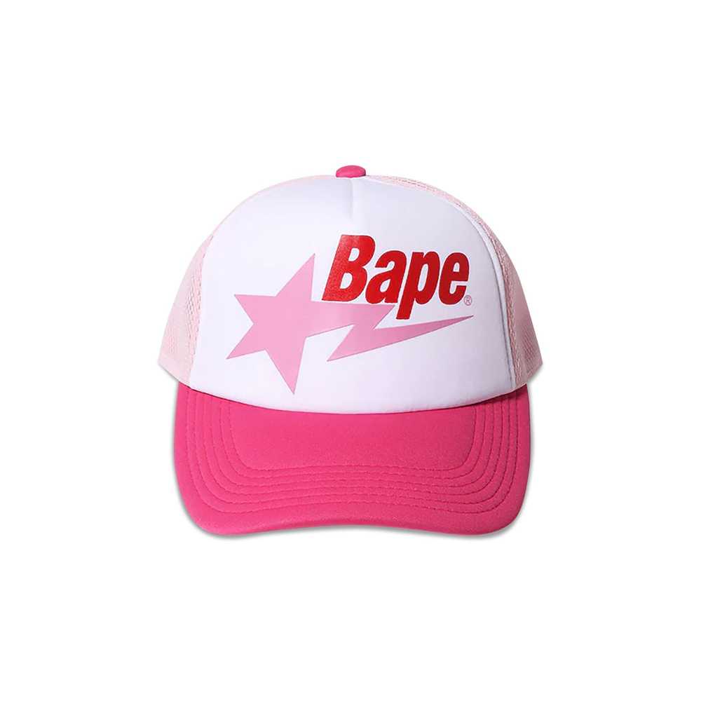 Bape BAPE Sta Mesh Cap 'Pink' - image 1