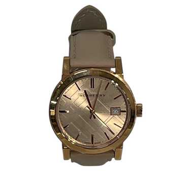 BURBERRY/Quartz Watch/Leather/PNK/ - image 1