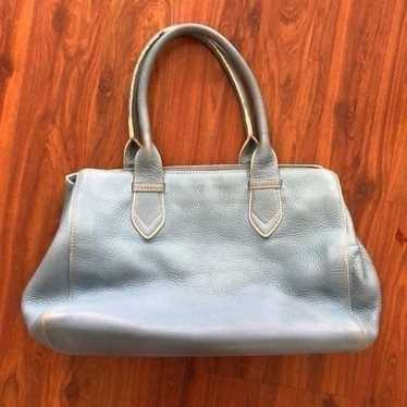 Cole Haan powder blue Satchel handbag.