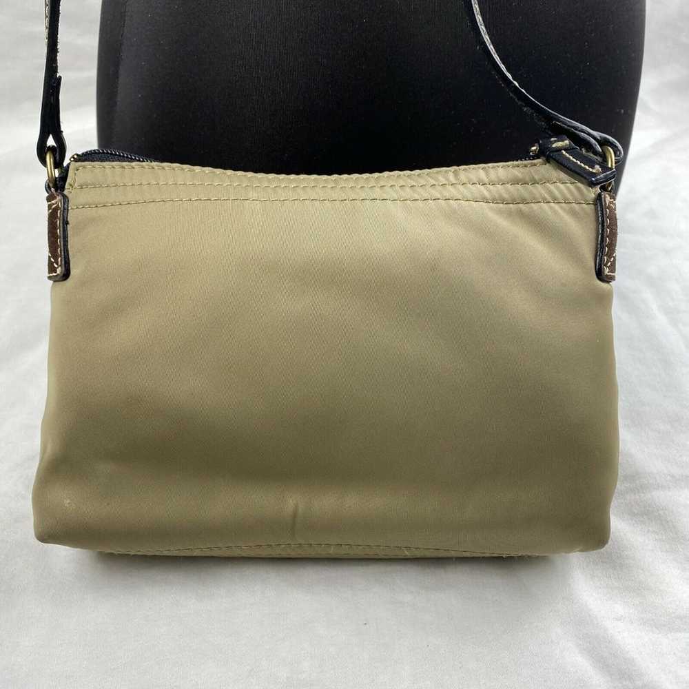 Dooney & Burke Crossbody Pouchette Purse Khaki Ny… - image 4