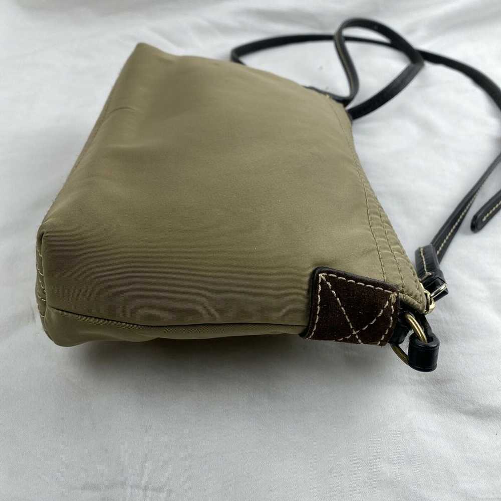 Dooney & Burke Crossbody Pouchette Purse Khaki Ny… - image 6