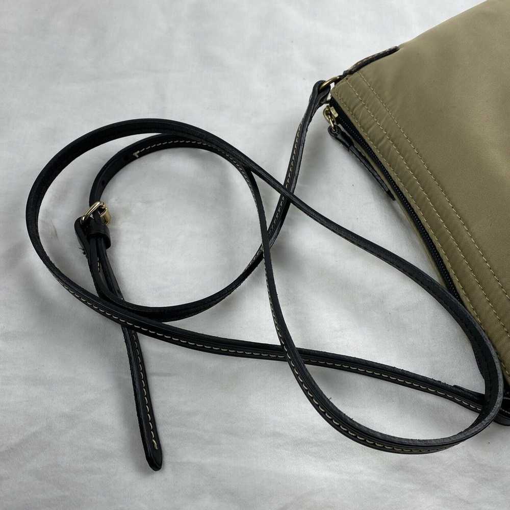 Dooney & Burke Crossbody Pouchette Purse Khaki Ny… - image 8